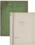 Moe Howards 31pp. Script Dated October 1938 for The 1939 Stooges Film We Want Our Mummy -- With Numerous Annotations in Moes Hand Including Pencil Signatures -- Good to Very Good Condition